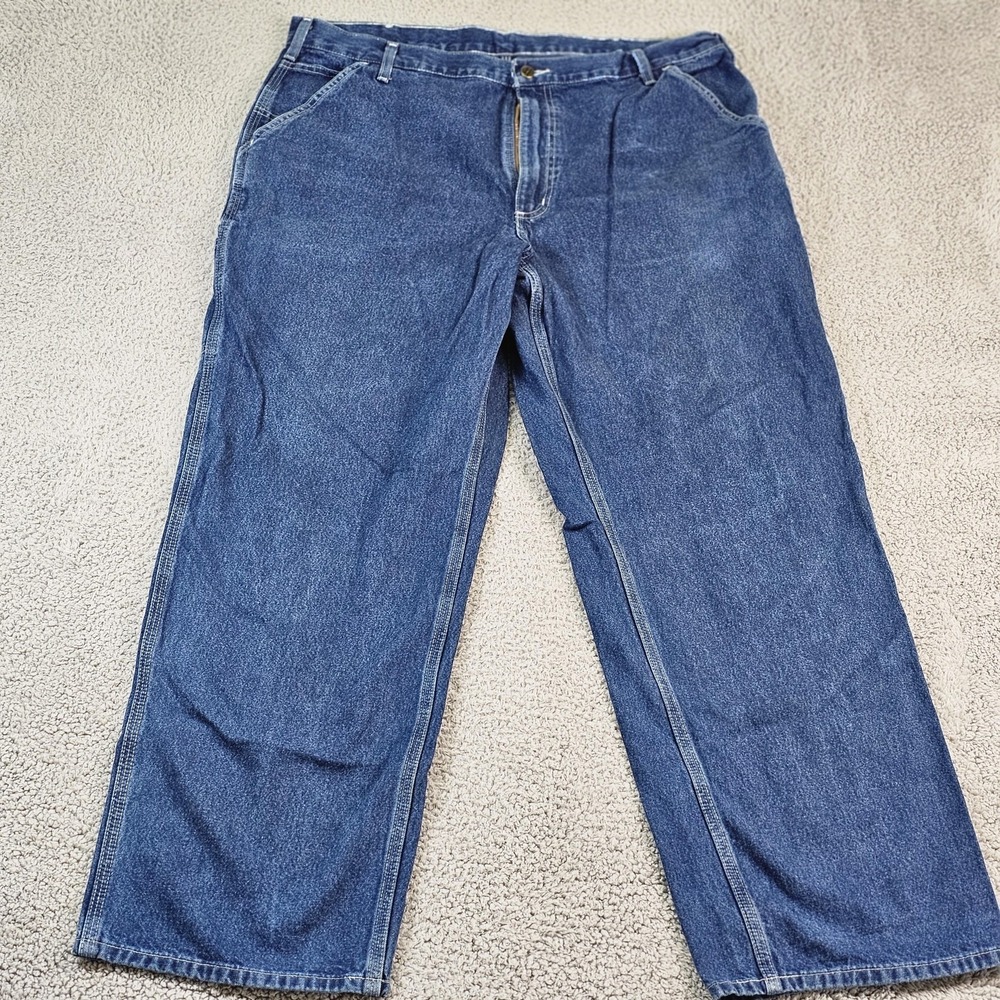 Carhartt B13 DST Jeans Mens 40x32 Blue Relaxed Fit Straight Leg‎ Denim Workwear